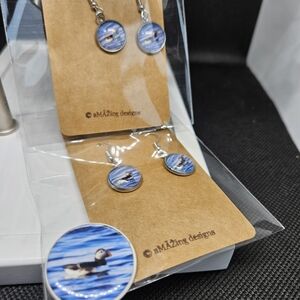 Puffin Earrings Handmade